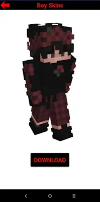 Boys Skins For Minecraft PE android App screenshot 1