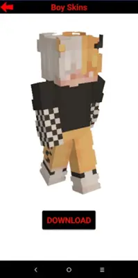 Boys Skins For Minecraft PE android App screenshot 2