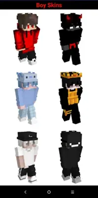 Boys Skins For Minecraft PE android App screenshot 7